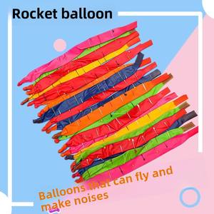 Kidsren's <span class=keywords><strong>Internet</strong></span> Celebrity Rocket Flying Fart <span class=keywords><strong>Bug</strong></span> Balloon Toy Durable Latex Sky-Flying Sound-Making Toy Can Be Lift Air - Product Image 6