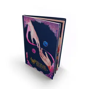 2024 book printing and binding custom cover picture CMYK graphic story novel hardcover book