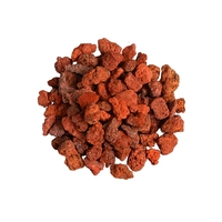 Batu Lava Merah 3/8"-1/4" untuk Campuran Tanah Bonsai, Sukulen & Kaktus Eksterior