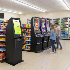 Machine de jeu à monnayeur en acier inoxydable, Kiosque de rédemption de billets par code QR, Boîte à musique, Tableau de jeu d'adresse, Machine de divertissement (version anglaise) - Product Image 6