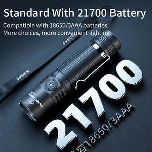 Đèn pin <span class=keywords><strong>LED</strong></span> di động chất lượng cao bằng hợp kim nhôm, 5 chế độ, công suất cao, độ sáng cao, sạc lại được, chống nước, khuyến mãi - Product Image 6