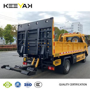 Camion de remorquage et de transport de voitures HOWO Hydraulics 5 tonnes à 2 essieux, plateau plat, <span class=keywords><strong>prix</strong></span> abordable pour un récupération rapide des véhicules - Product Image 6