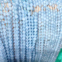 Perles en vrac de 4 mm, mini taille, en pierres précieuses lisses et rondes, cristaux naturels et perles de verre, couleurs mélangées, pour la production de bijoux (vente en gros)