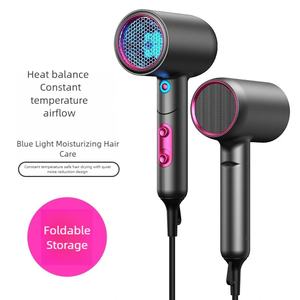 Customizable Logo Foldable <strong>Hair</strong> <strong>Dryer</strong> with Large Power Home Use Blue Light Negative Ion <strong>Portable</strong> Hot &amp; Cold Air Features - Product Image 3