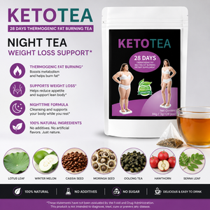 Tè Detox Keto 28 Giorni, 3g, 28 Bustine, Tè Notturno Termogenico, Integratore Alimentare Dimagrante a Base di Erbe <span class=keywords><strong>per</strong></span> Adulti, Perdita di Peso, Scioglimento del Grasso - Product Image 5