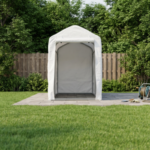 <span class=keywords><strong>Abri</strong></span> de rangement portable en métal pour extérieur 3 x 6 pieds avec porte à fermeture éclair enroulable pour <span class=keywords><strong>vélo</strong></span>, moto, respectueux de l'environnement - Product Image 4