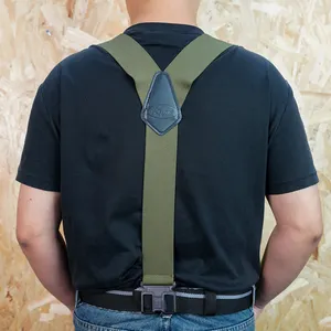 Adjustable Suspender Stylish Y Back Full Elastic Strap Clip Non-slip Tool Belt Suspender.