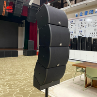 Haut-parleur compact T1 Line Array de 6 pouces avec tweeter en néodyme 30W 16 ohms en contreplaqué de bouleau pour auditorium