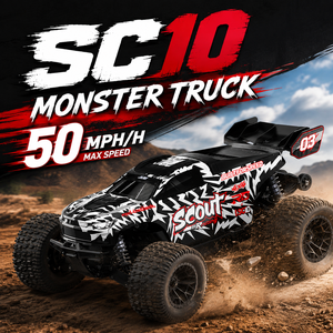 [สินค้าในสต็อก EU] JIUSI SC10 รถบังคับวิทยุ 4WD ขนาด 1:10 ความเร็ว 70 กม./ชม. รถมอนสเตอร์ทรัคแบบไร้แปรงถ่าน บังคับวิทยุ 2.4Ghz พร้อมใช้งาน - Product Image 1