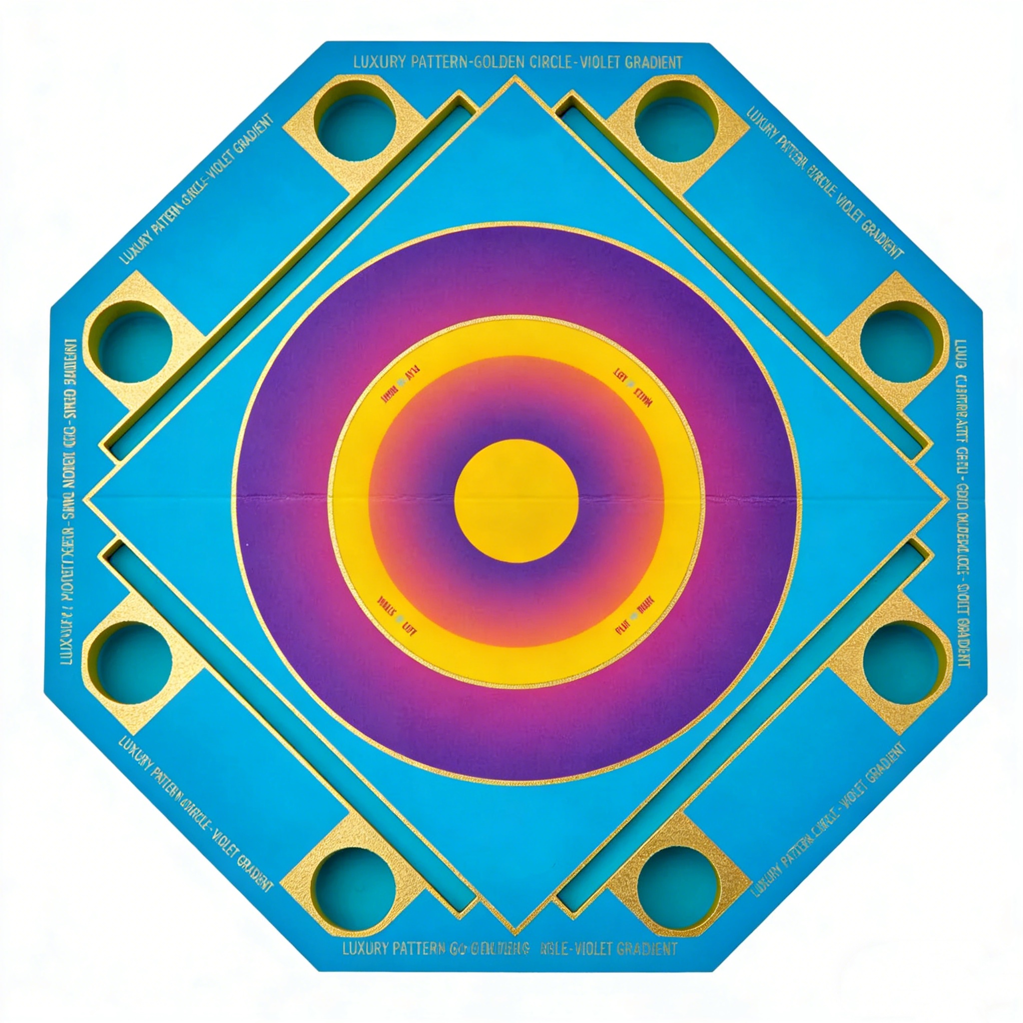 Tapis de Mahjong octogonal
