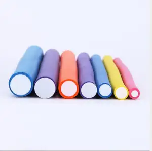 Wholesale hair curlers rollers multi color rubber foam hair roller curler with 7 options