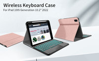 Nouveau clavier sans fil Bt avec pavé tactile pour Ipad Pro Air 10.2 10.5 10.9 11 12.9 pouces clavier anglais arabe