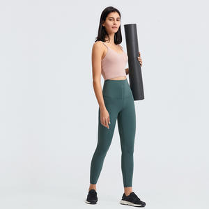 Pantalon moulant à boutons pour femmes, taille haute, body shaper mince, <span class=keywords><strong>anti</strong></span>-<span class=keywords><strong>cellulite</strong></span>, leggings de mise en forme respirants pour l'entraînement - Product Image 3