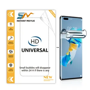 Nano Screen Protector Clear Hydrogel Film Transparante Rand Full Cover Tpu Shenzhen Voor Iphone Ce Sm Tpu Plastic Vel Voor Mobiel