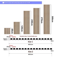 Vente en gros usine de panneaux acoustiques en MDF très demandés, panneaux d'isolation phonique à grille à lattes pour le commerce extérieur transfrontalier