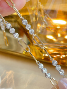 Xinfly 18K Real Gold Natural Diamond <b>Bracelet</b> for Ladies Women Low MOQ Ready to Ship - Product Image 2