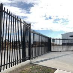 Punta de Lanza Decorativa para Cercas de Jardín, de Hierro Forjado, Punta de Lanza de Acero Negro Forjado, Valla Metálica de Seguridad de 3 Rieles - Product Image 4