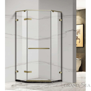 Commercio all'ingrosso pulito in <span class=keywords><strong>vetro</strong></span> temperato bagno <span class=keywords><strong>doccia</strong></span> porte scorrevoli per la costruzione di - Product Image 2