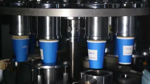Macchina per la produzione di tazza di carta da caffè usa e getta completamente automatica macchina tazza di carta tazza di carta e macchina per la produzione di piatti