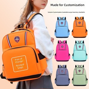 Sacs d'école personnalisés avec logo imprimé pour élèves du primaire et du secondaire, respirants, anti-choc, en tissu Oxford, sac moderne - Product Image 1