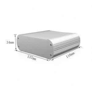 EBM Electric Audio Power Box Control Box Aluminum Alloy Shell IP54 Protection Customizable Size Electronics <b>Enclosure</b> - Product Image 1