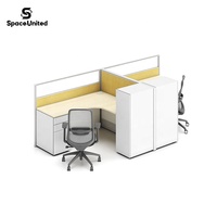 Panneaux de séparation pour poste de travail en bureau, structure métallique, design modulaire, bureau pour équipe, SpaceUnited