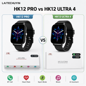 Montre connectée HK12 Ultra4 à double bracelet, écran AMOLED, Reloj Intelligente, Smartwatch HK12 PRO HK11 PRO - Product Image 1