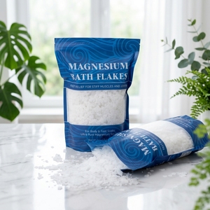 Sel <span class=keywords><strong>de</strong></span> Bain au <span class=keywords><strong>Magnésium</strong></span> Apaisant et Doux, Soluble dans l'Eau, Faible Irritation, pour Bain Relaxant <span class=keywords><strong>du</strong></span> Corps, Lot <span class=keywords><strong>de</strong></span> Vente au Détail, ODM - Product Image 4