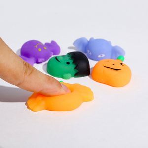 Custom Fidget Toy-Creative Halloween <b>Squeeze</b> - Pumpkin Ghost Mochi Stress-Relief Soft Gel <b>Ball</b>-Mochi Toy - Product Image 3
