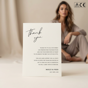 Tarjeta de Agradecimiento Personalizada para Pequeñas Empresas, Inserto para Pedidos, Tarjetas de Agradecimiento con Logotipo Personalizado, Papel de Primera Calidad, Entrega Rápida, Venta al por Mayor - Product Image 1