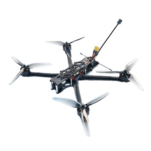 Kit de drone FPV 7 pouces Quadricoptère Télécommande Caméra Transmission d'image 5.8G 2.5W Vitesse 120KM/H Récepteurs ELRS Portée 7km/20km - Product Image 1
