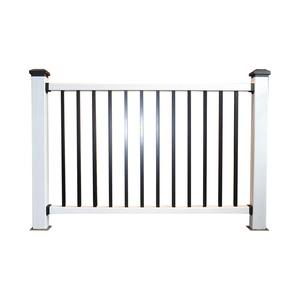 Blanc USA Style <span class=keywords><strong>Jardin</strong></span> Villa École Ferme Extérieur WPC Rampe Composite Main Courante Poutre Poteau <span class=keywords><strong>Bois</strong></span> Plastique Balustrades - Product Image 1