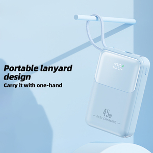 พาวเวอร์แบงค์สำหรับแล็ปท็อป 45W ความจุสูง 20000mAh สายชาร์จในตัวแบบ Type-C พร้อมหน้าจอแสดงผลดิจิตอล พกพาสะดวก - Product Image 2