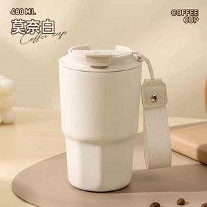 304 Stainless Steel <b>Coffee</b> Mug Portable Car Thermos Business Office Gift Dual-Drink Mug - Product Image 5