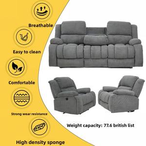 Canapé double électrique Louis <span class=keywords><strong>Danny</strong></span> Design scandinave à dossier haut avec caractéristiques réglables pour le salon ou le restaurant - Product Image 5