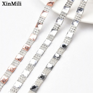 Miếng Dán Kim Cương Giả Hình Vuông Lấp Lánh Ruy Băng Kim Cương Băng Dính Pha Lê Tự Dính Miếng Đính Trang Trí Cho Trang Trí Nhà Xe Đám Cưới - Product Image 4