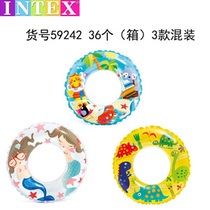 Intex <b>Inflatable</b> Swimming Ring 59241 Cartoon <b>Float</b> For Children And Babies Thickened PVC Beach Water Toy - Product Image 5