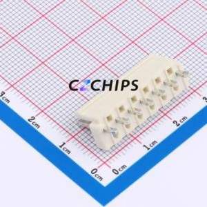 ZX-VH3.96-7PZZ-GW Wire-to-Board Pin Header Through hole Component (THT),P=3.96mm Connector 1x7P 3.96mm Through Hole VH - Product Image 2