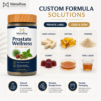 Capsules de bien-être pour hommes, marque privée OEM, supplément nutritionnel quotidien botanique, 90 unités