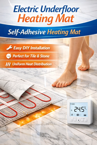 Valve de mélange thermostatique moderne anti-corrosion et résistante à l'humidité pour tapis de chauffage électrique durable pour appartement humide - Product Image 4