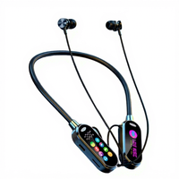 Écouteurs tour de cou à réduction de bruit avec écran couleur pour monitoring en direct