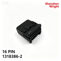Connecteur femelle TE 1318386-2 2,2 mm 16 broches pour câblage de boîtier électronique automobile, accessoires et bornes de faisceau de câbles