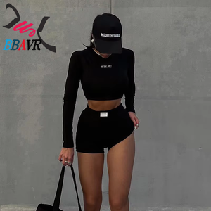 Ropa Deportiva Personalizada para Mujer, Nueva Ropa de Yoga de Spandex con Cintura Alta, Chaqueta de Gimnasio para Mujer, Conjuntos Deportivos de Manga Larga sin Costuras - Product Image 2