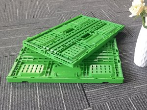 Trái cây ráp Rau Giỏ nhựa thả huyệt có thể gập lại thùng cho Giao thông vận tải lưu trữ - Product Image 3