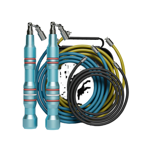 <span class=keywords><strong>Cuerda</strong></span> <span class=keywords><strong>de</strong></span> saltar para adultos <span class=keywords><strong>de</strong></span> Material <span class=keywords><strong>de</strong></span> PVC ajustable, Clip rápido, <span class=keywords><strong>cuerda</strong></span> <span class=keywords><strong>de</strong></span> saltar <span class=keywords><strong>de</strong></span> doble rodamiento ponderada <span class=keywords><strong>de</strong></span> Metal, salto pesado portátil - Product Image 4