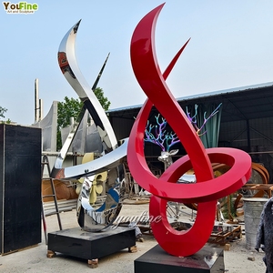 Công cộng vườn nghệ thuật hiện đại Trừu Tượng điêu khắc thép không gỉ tăng trưởng tượng để bán - Product Image 5