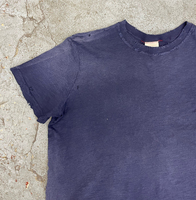 T-shirt Homme Col Brûlé Effet Vieilli Personnalisé Coupe Oversize Bords Bruts Camouflage Vintage Délavé Coupe Boxy Manches Courtes Streetwear Grunge Y2K OEM