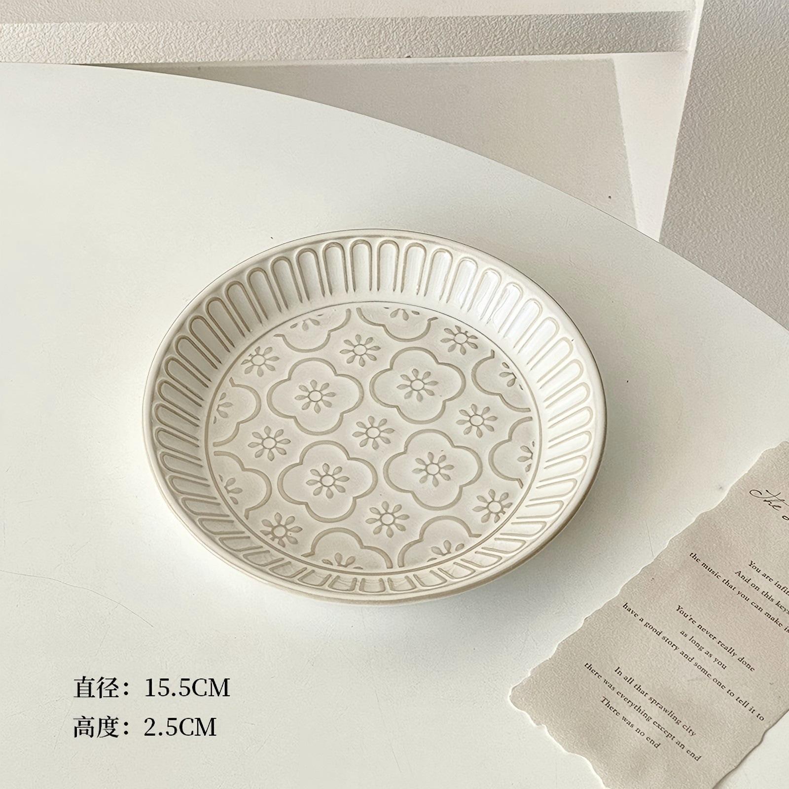 Assiette fleur de bégonia