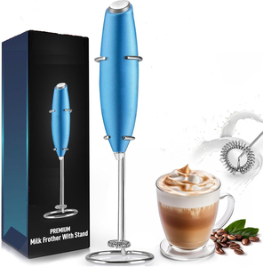 Batidora de Café Eléctrica Portátil, Mini Mezcladora, Espumador de Leche a Pilas - Product Image 1