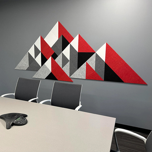 Tableau blanc acoustique absorbant le son en PET, contrôle du bruit, fibre de polyester, tableau d'affichage acoustique, tableau mural, tableau d'affichage - Product Image 2
